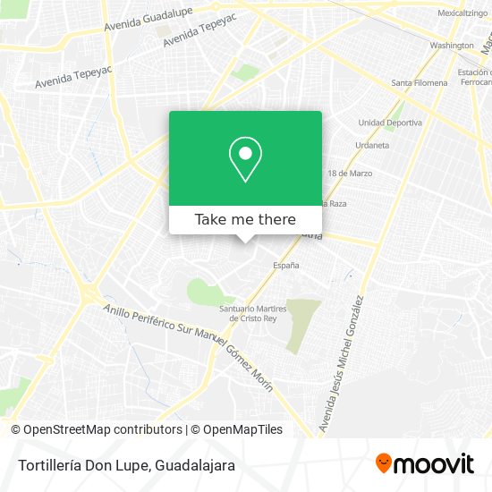 Tortillería Don Lupe map
