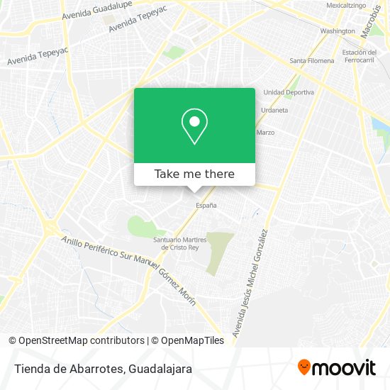 Tienda de Abarrotes map