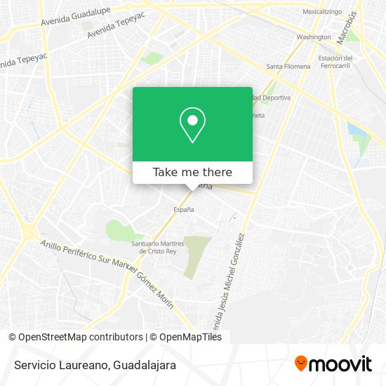 Mapa de Servicio Laureano
