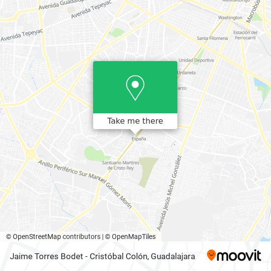 Jaime Torres Bodet - Cristóbal Colón map