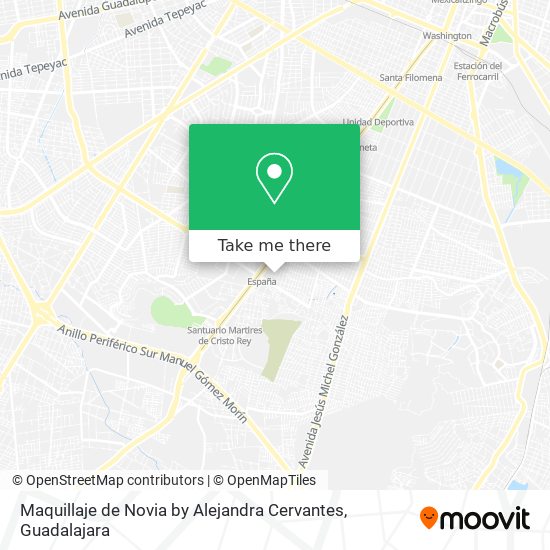Mapa de Maquillaje de Novia by Alejandra Cervantes