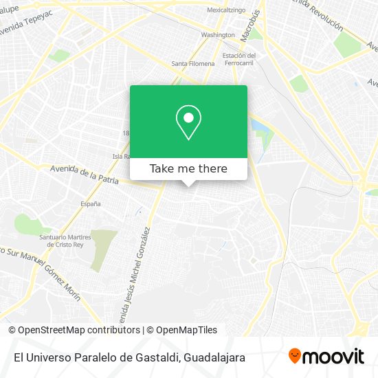 Mapa de El Universo Paralelo de Gastaldi