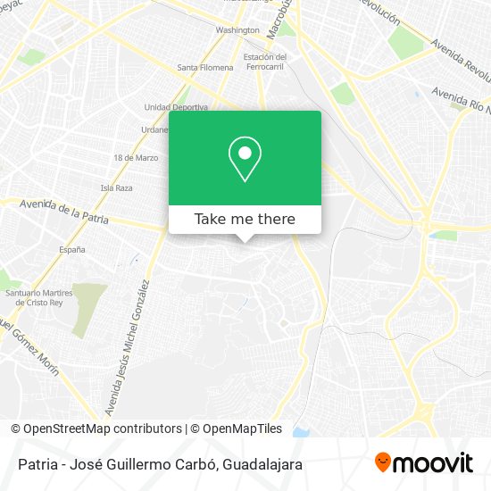 Patria - José Guillermo Carbó map