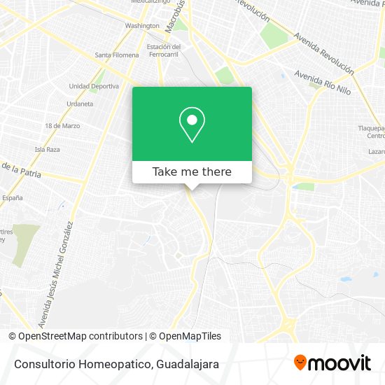 Consultorio Homeopatico map