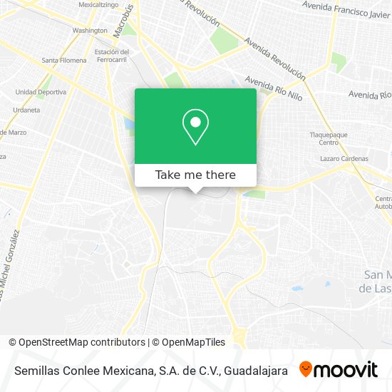 Mapa de Semillas Conlee Mexicana, S.A. de C.V.