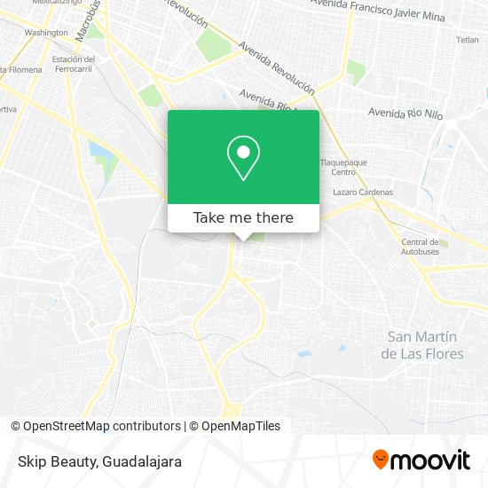 Mapa de Skip Beauty