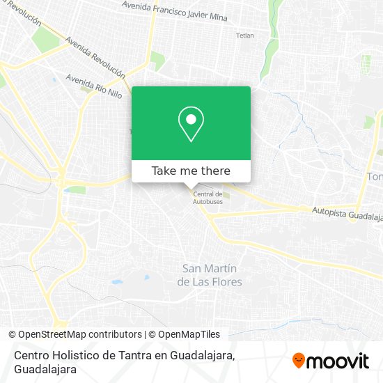 Mapa de Centro Holistico de Tantra en Guadalajara