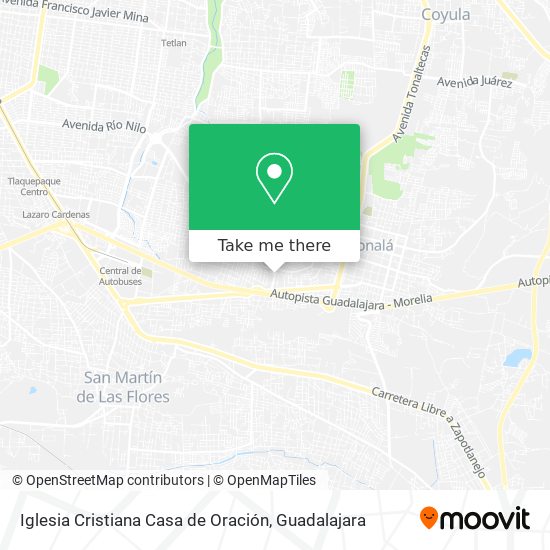 Iglesia Cristiana Casa de Oración map