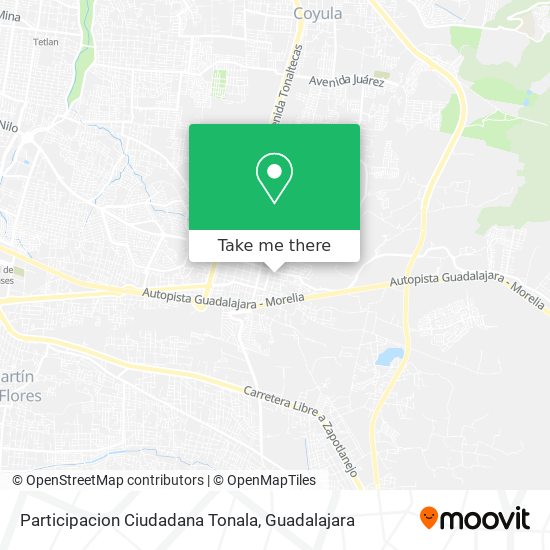 Mapa de Participacion Ciudadana Tonala