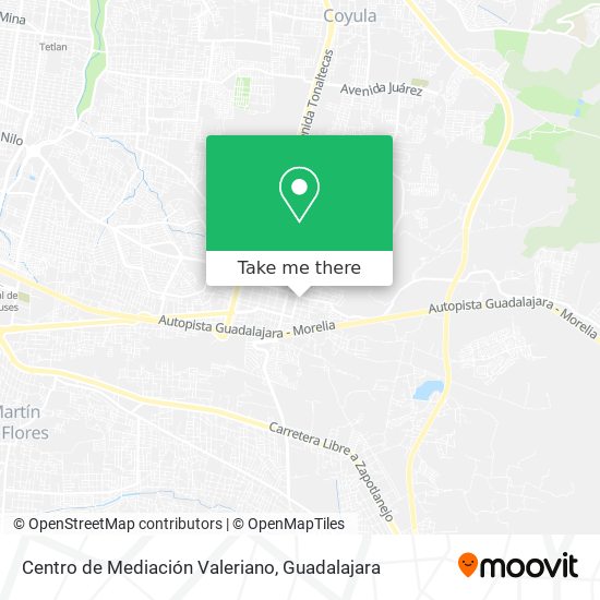 Centro de Mediación Valeriano map