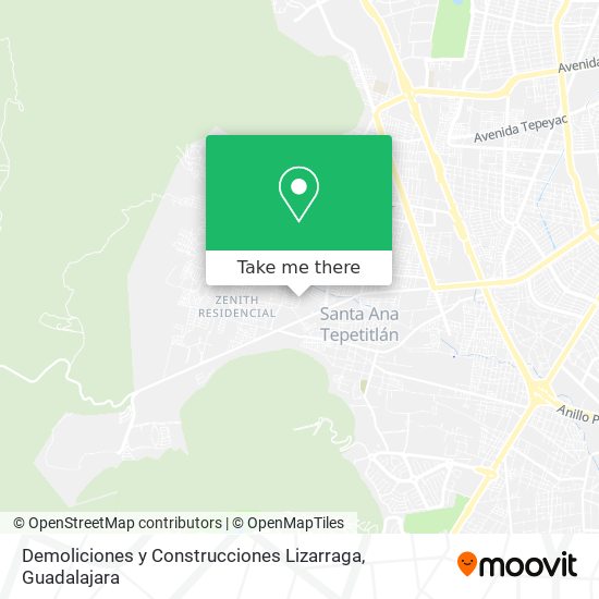 Mapa de Demoliciones y Construcciones Lizarraga