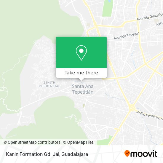 Mapa de Kanin Formation Gdl Jal
