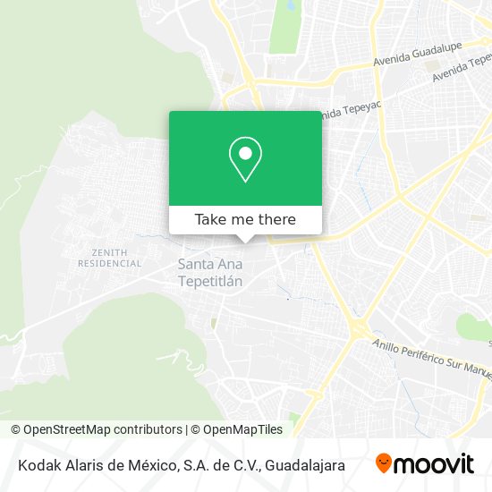 Kodak Alaris de México, S.A. de C.V. map