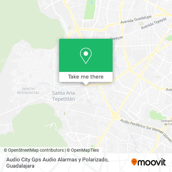 Audio City Gps Audio Alarmas y Polarizado map