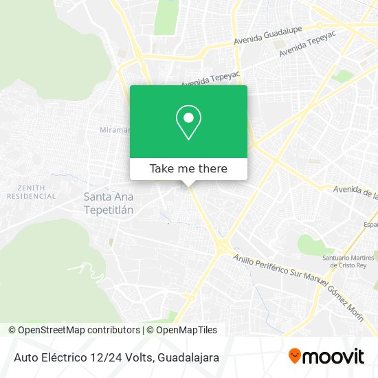 Mapa de Auto Eléctrico 12/24 Volts