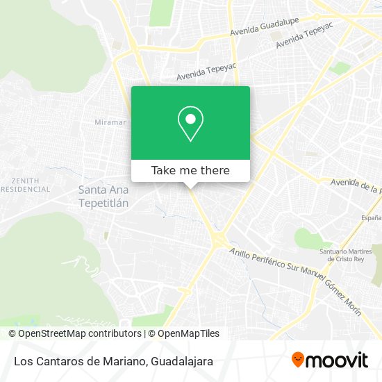 Los Cantaros de Mariano map