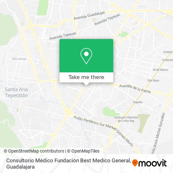 Consultorio Médico Fundación Best Medico General map