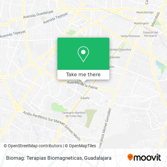 Biomag: Terapias Biomagneticas map