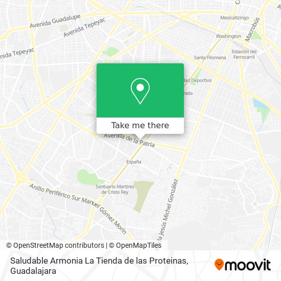 Saludable Armonia La Tienda de las Proteinas map
