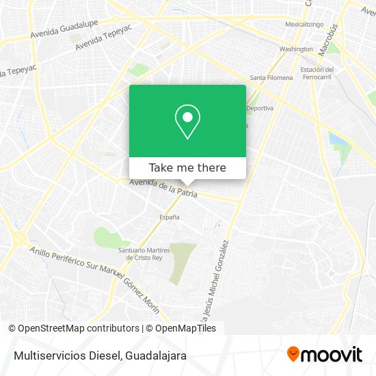 Multiservicios Diesel map