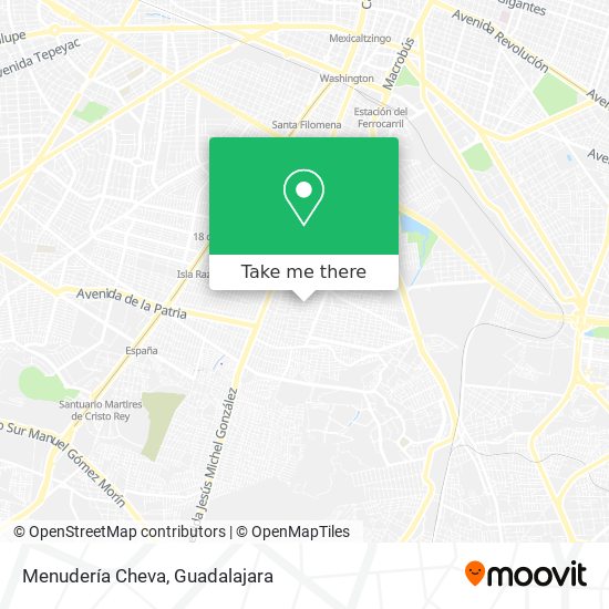 Menudería Cheva map