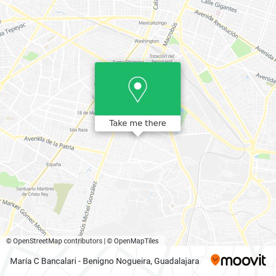 Mapa de María C Bancalari - Benigno Nogueira