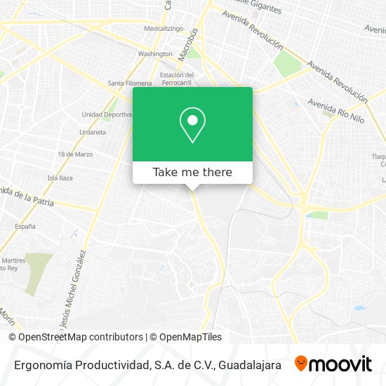 Ergonomía Productividad, S.A. de C.V. map