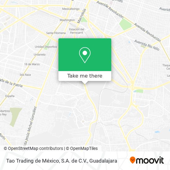 Tao Trading de México, S.A. de C.V. map