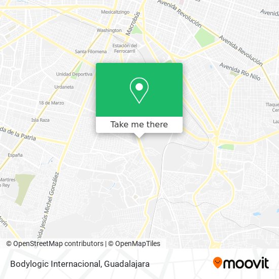 Bodylogic Internacional map