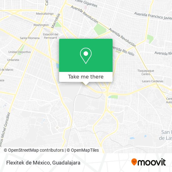 Flexitek de México map