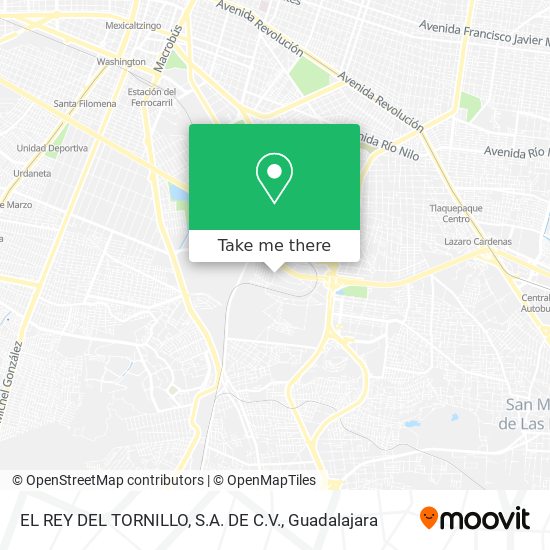EL REY DEL TORNILLO, S.A. DE C.V. map