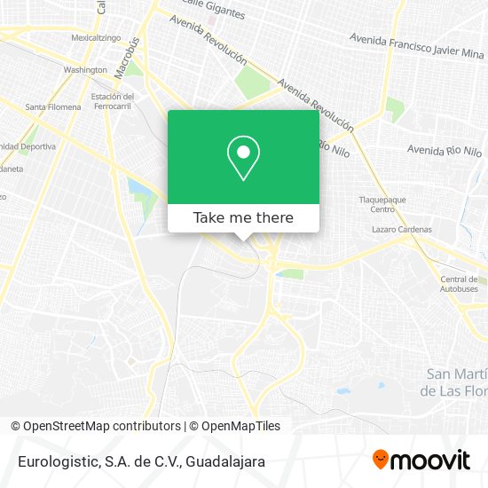 Eurologistic, S.A. de C.V. map