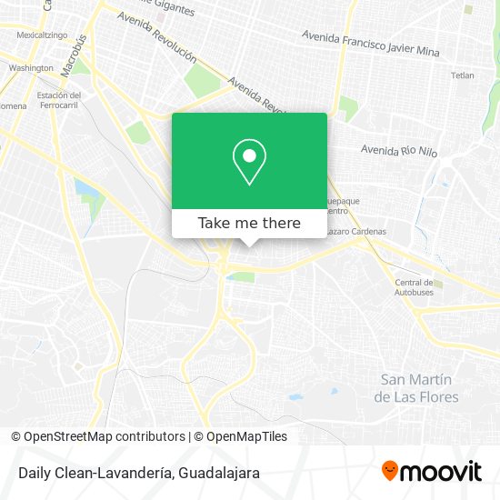 Daily Clean-Lavandería map