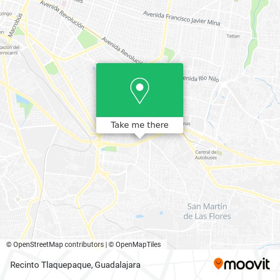 Recinto Tlaquepaque map