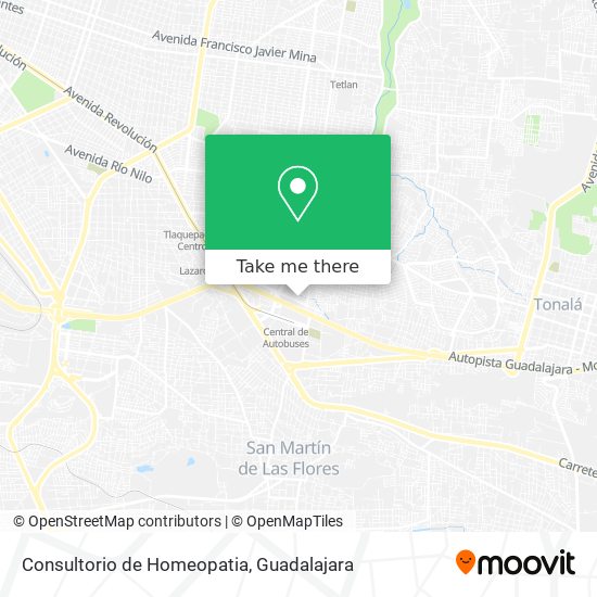 Consultorio de Homeopatia map
