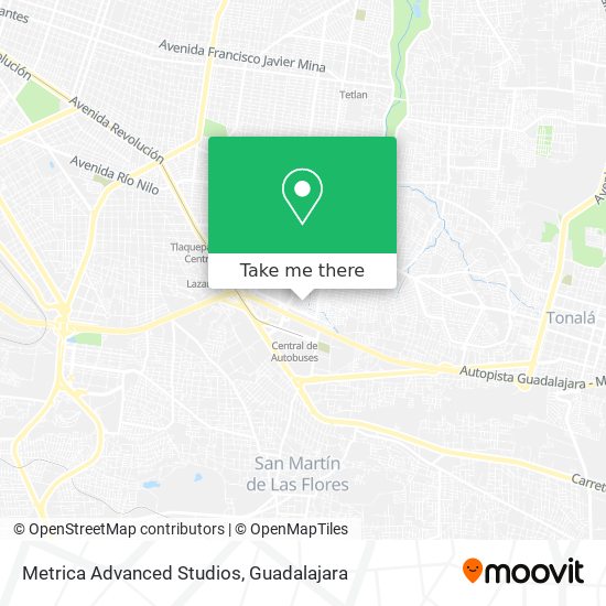 Metrica Advanced Studios map