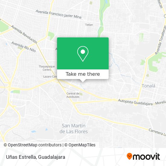 Mapa de Uñas Estrella