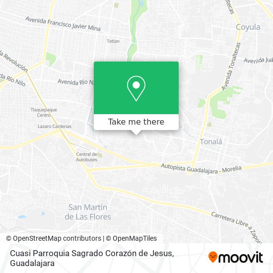 Cuasi Parroquia Sagrado Corazón de Jesus map