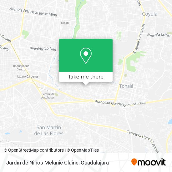 Jardín de Niños Melanie Claine map