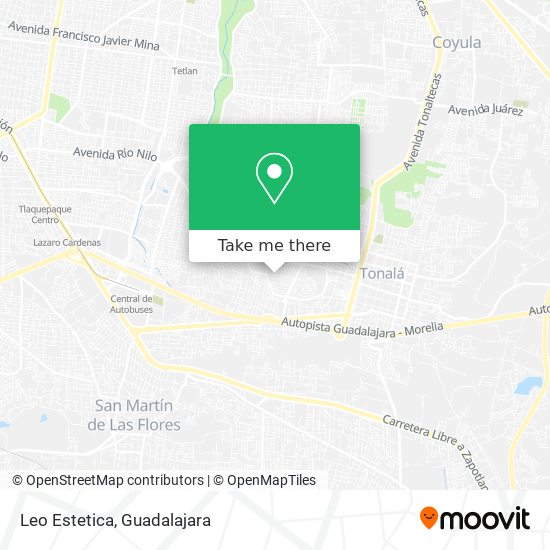 Mapa de Leo Estetica