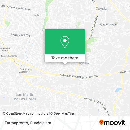 Mapa de Farmapronto