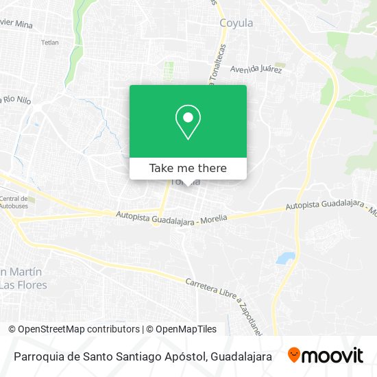Parroquia de Santo Santiago Apóstol map