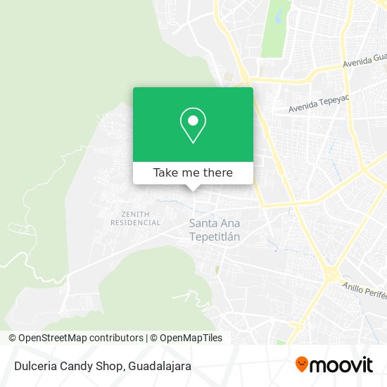Dulceria Candy Shop map