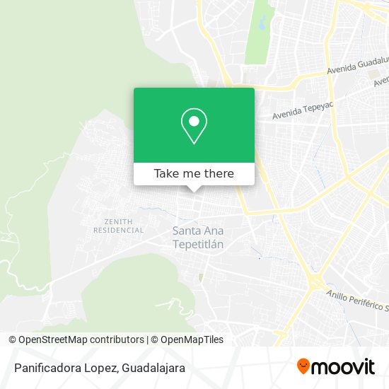Mapa de Panificadora Lopez