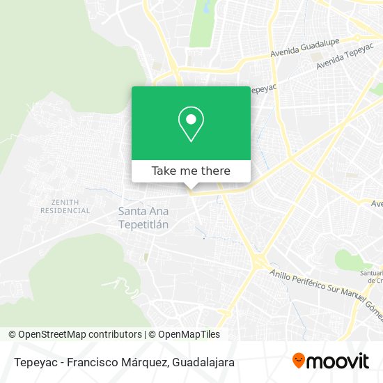 Tepeyac - Francisco Márquez map