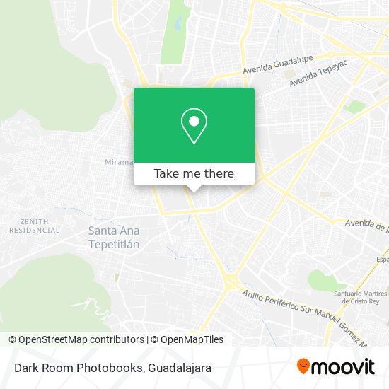 Mapa de Dark Room Photobooks