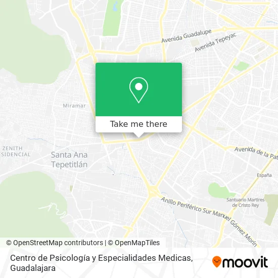 Centro de Psicología y Especialidades Medicas map
