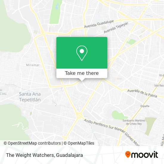 Mapa de The Weight Watchers