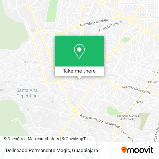 Mapa de Delineado Permanente Magic