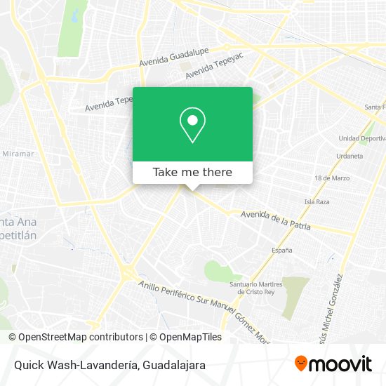 Quick Wash-Lavandería map